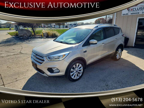 2017 Ford Escape for sale at Exclusive Automotive in West Chester OH