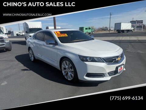 2016 Chevrolet Impala for sale at CHINO'S AUTO SALES LLC in Fallon NV
