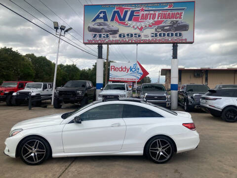 2016 Mercedes-Benz E-Class for sale at ANF AUTO FINANCE in Houston TX