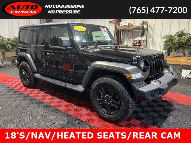 2022 Jeep Wrangler Unlimited for sale at Auto Express in Lafayette IN
