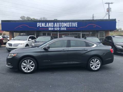 2018 Chevrolet Impala for sale at Penland Automotive Group in Laurens SC