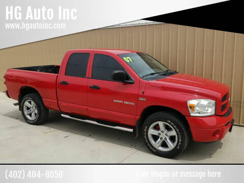 2007 Dodge Ram Pickup 1500 for sale at HG Auto Inc in South Sioux City NE