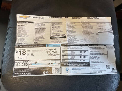 2020 Chevrolet Silverado 1500 LT