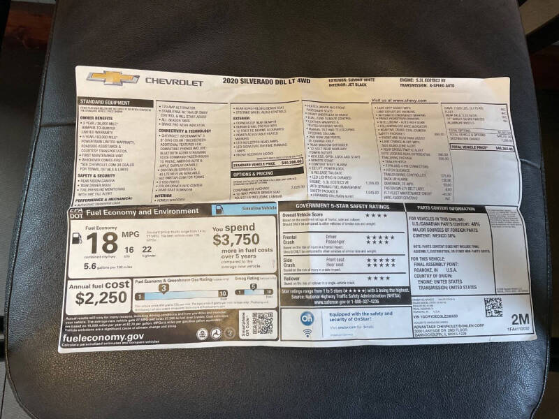 2020 Chevrolet Silverado 1500 LT