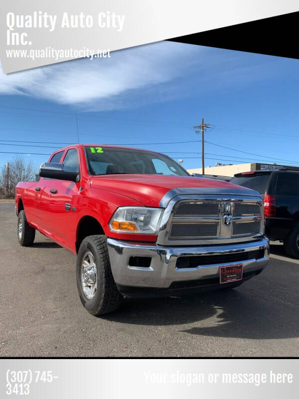 2012 RAM Ram Pickup 2500 for sale at Quality Auto City Inc. in Laramie WY