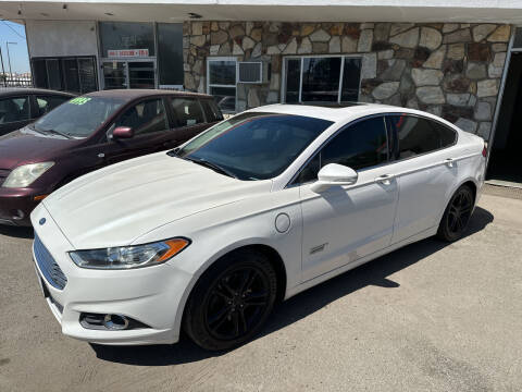 2015 Ford Fusion Energi for sale at BASELINE AUTO SALES INC. in San Bernardino CA