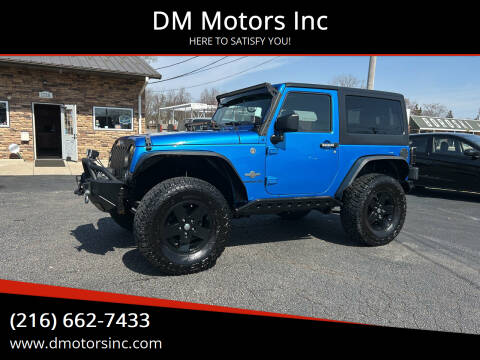 2015 Jeep Wrangler for sale at DM Motors Inc in Maple Heights OH