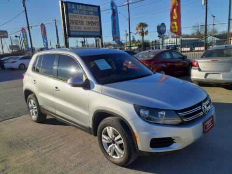 2013 Volkswagen Tiguan for sale at S.A. BROADWAY MOTORS INC in San Antonio TX