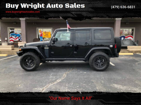2017 Jeep Wrangler Unlimited for sale at Buy Wright Auto Sales in Rogers AR