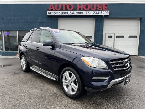 2014 Mercedes-Benz M-Class for sale at Auto House USA in Saugus MA