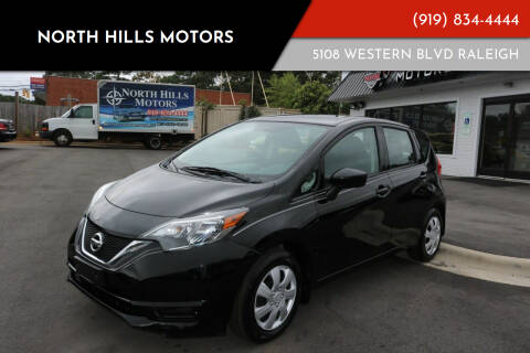 2018 Nissan Versa Note for sale at NORTH HILLS MOTORS in Raleigh NC