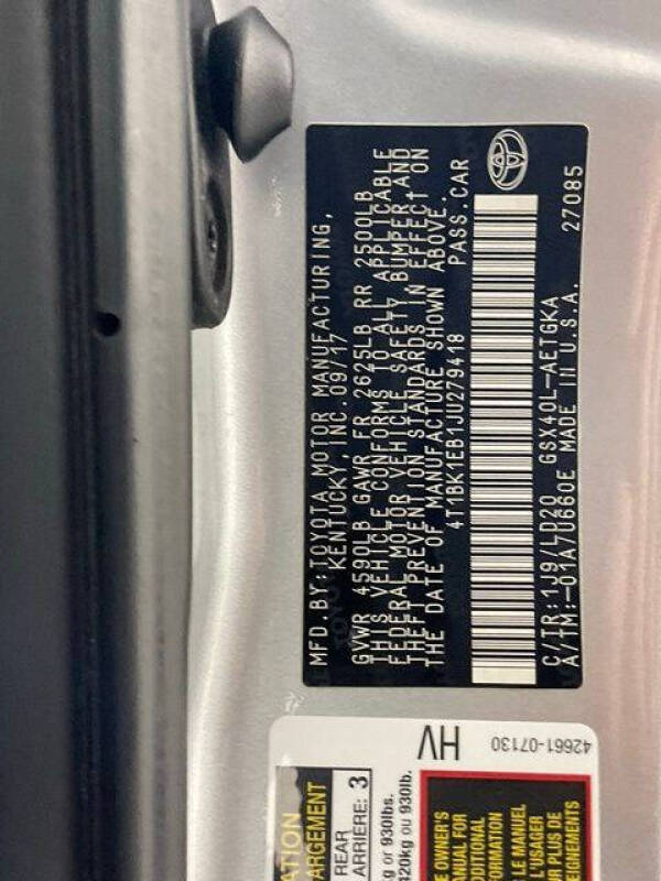 2018 Toyota Avalon XLE