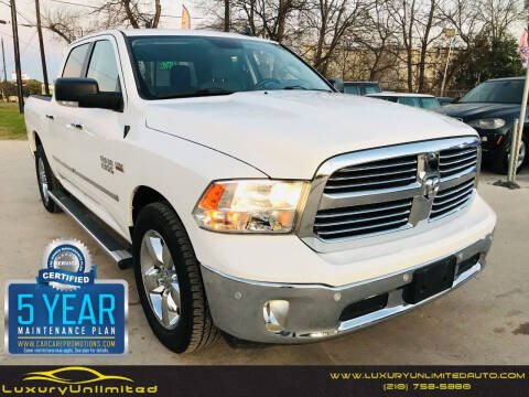 2017 RAM 1500 for sale at LUXURY UNLIMITED AUTO SALES in San Antonio TX
