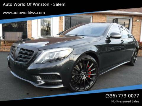 2014 Mercedes-Benz S-Class for sale at Auto World Of Winston - Salem in Winston Salem NC