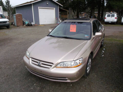 2002 Honda Accord for sale at Sun Auto RV and Marine Sales, Inc. in Shelton WA