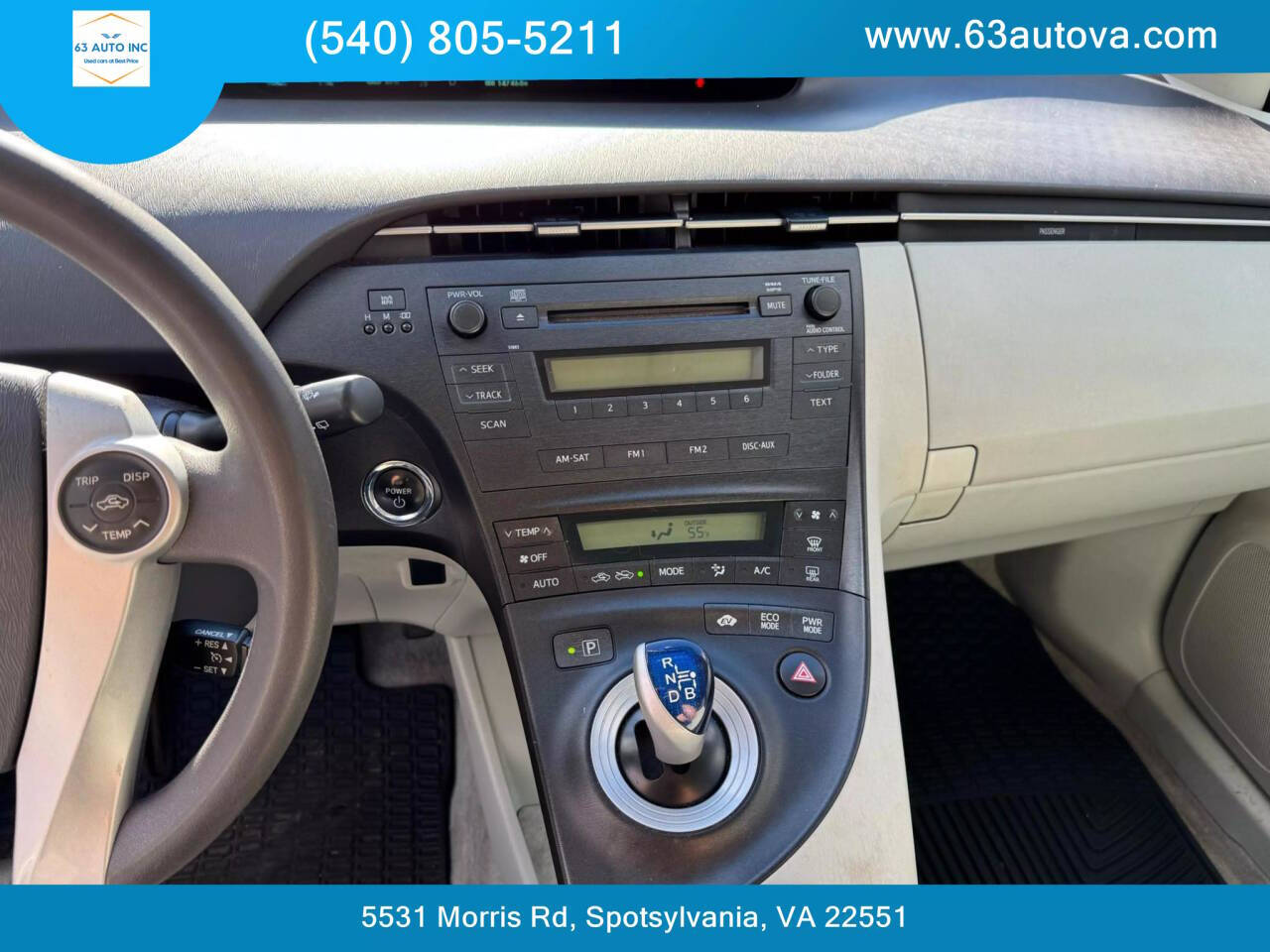 2010 Toyota Prius for sale at 63 Auto Inc in Spotsylvania, VA