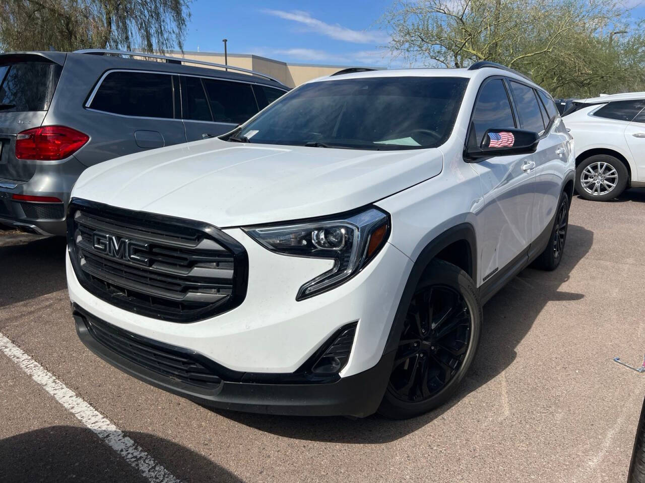 White 2021 GMC Terrain SLT SLT 4dr SUV 2