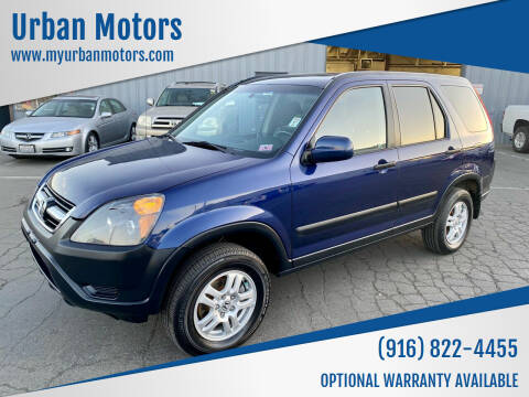2004 Honda CR-V for sale at Urban Motors in Sacramento CA