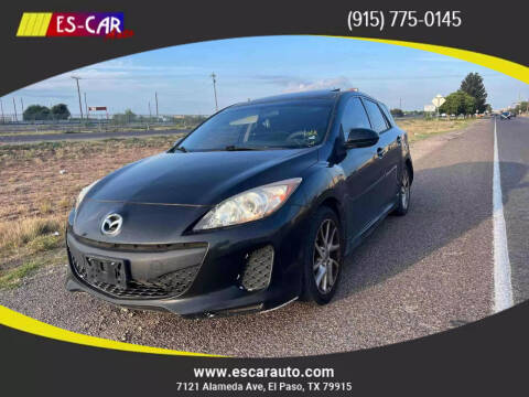 2012 Mazda MAZDA3 for sale at Escar Auto in El Paso TX