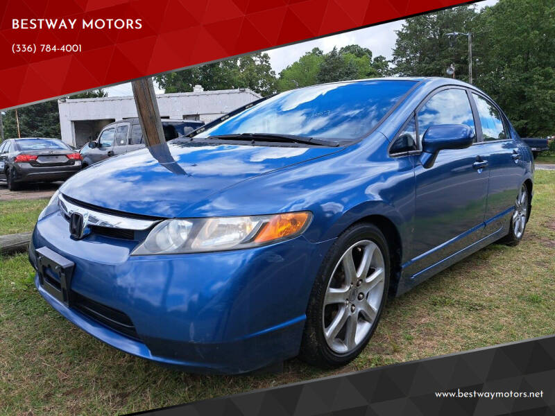 2007 Honda Civic for sale at BESTWAY MOTORS in Winston Salem NC