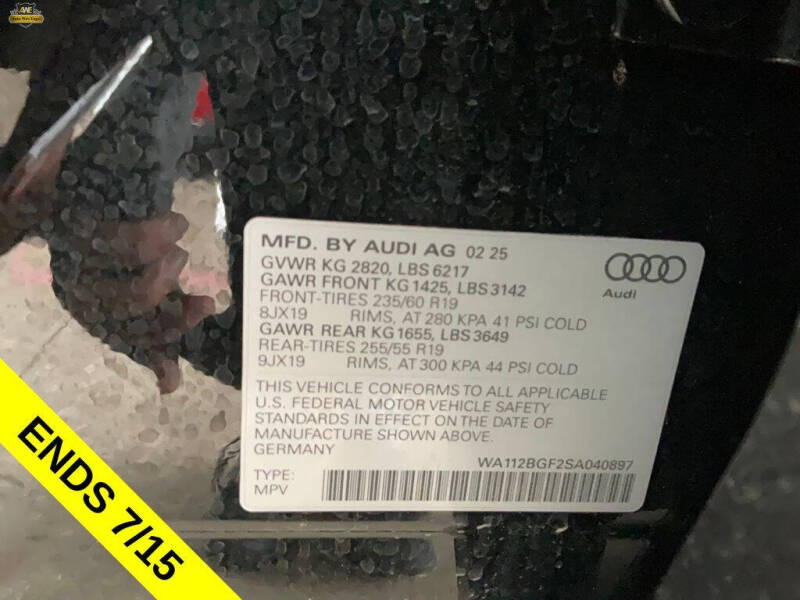 2025 Audi Q6 e-tron Premium