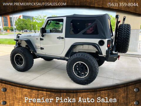 2012 Jeep Wrangler for sale at Premier Picks Auto Sales in Bettendorf IA