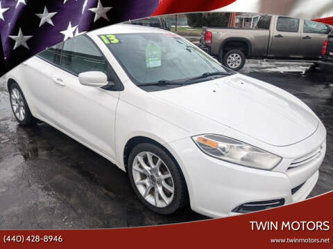 2013 Dodge Dart for sale at TWIN MOTORS in Madison OH