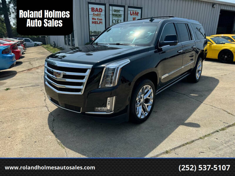 2015 Cadillac Escalade ESV for sale at Roland Holmes Auto Sales in Roanoke Rapids NC