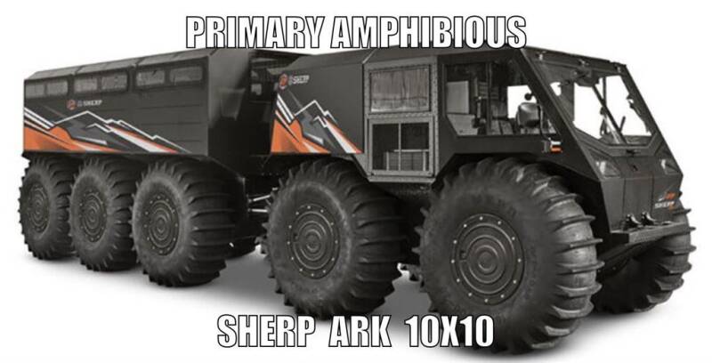 2021 Argo Amphibious Sherp ARK 10x10 for sale at PRIMARY AUTO GROUP Jeep Wrangler Hummer Argo Sherp in Dawsonville GA