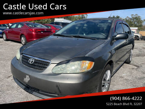 2007 Toyota Corolla for sale at Castle Used Cars in Jacksonville FL