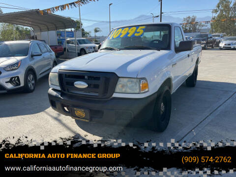 2007 Ford Ranger for sale at CALIFORNIA AUTO FINANCE GROUP in Fontana CA