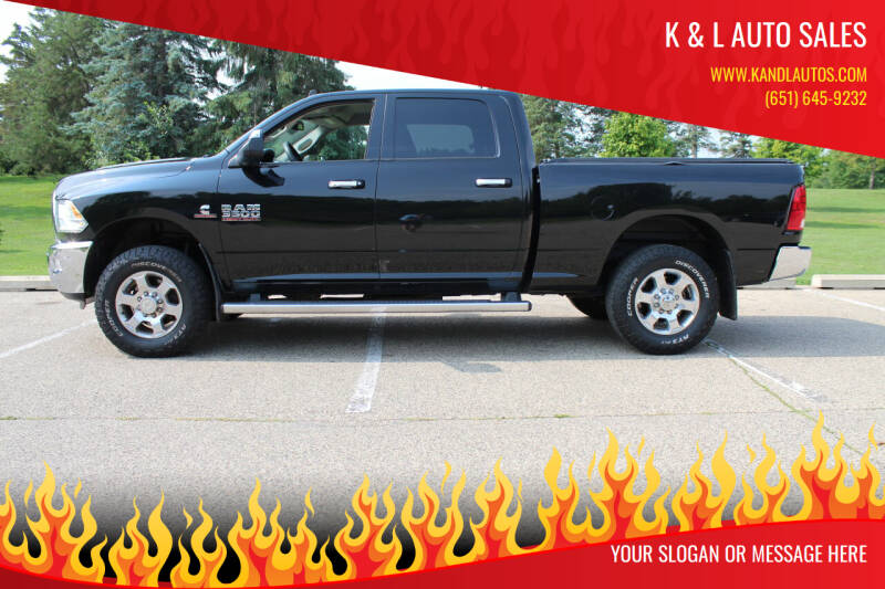 2016 RAM 3500 for sale at K & L Auto Sales in Saint Paul MN
