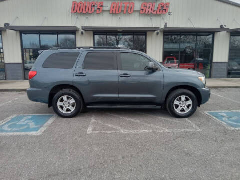 2010 Toyota Sequoia for sale at DOUG'S AUTO SALES INC in Pleasant View TN