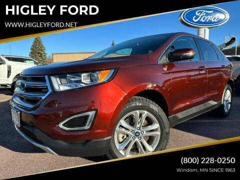 2015 Ford Edge for sale at HIGLEY FORD in Windom MN