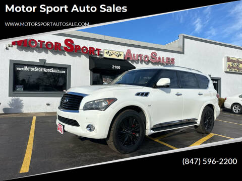 2014 Infiniti QX80 for sale at Motor Sport Auto Sales in Waukegan IL