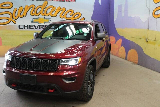 Used 2018 Jeep Grand Cherokee Trailhawk with VIN 1C4RJFLG0JC243484 for sale in Grand Ledge, MI