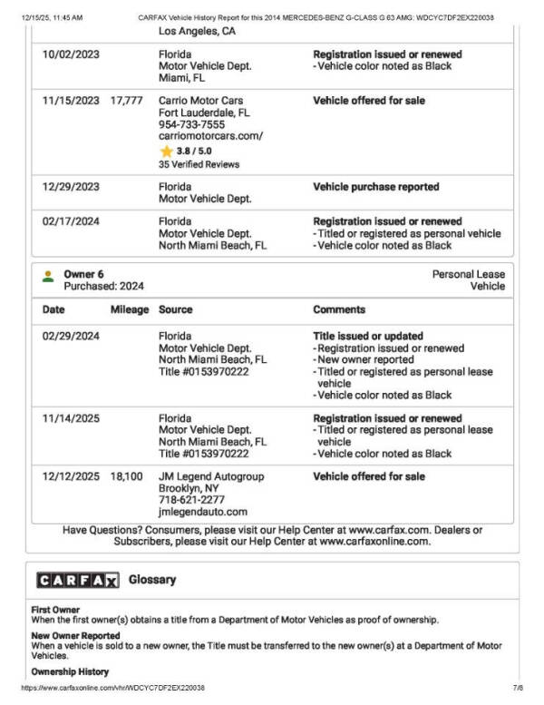2014 Mercedes-Benz G-Class G 63 AMG