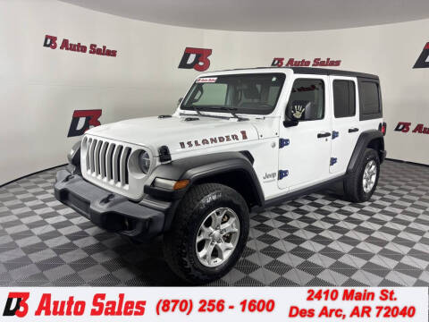 2021 Jeep Wrangler Unlimited for sale at D3 Auto Sales in Des Arc AR