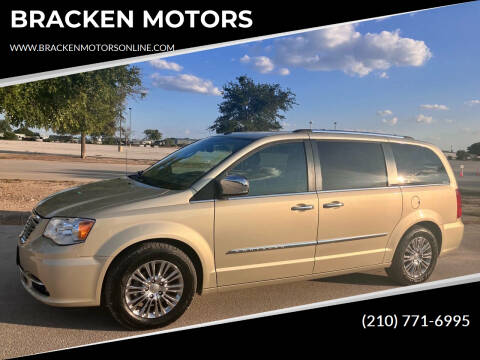 2011 Chrysler Town and Country for sale at BRACKEN MOTORS in San Antonio TX