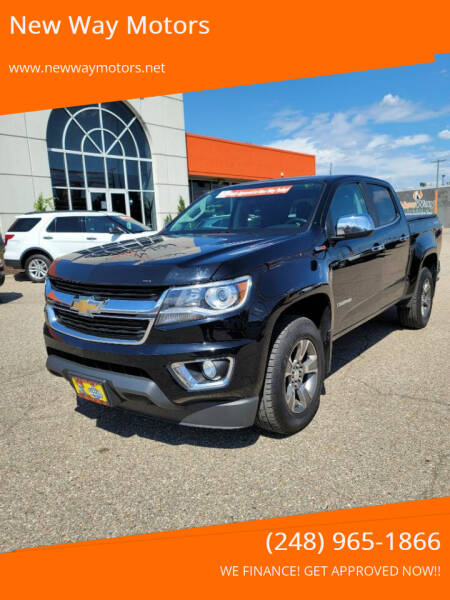 2016 Chevrolet Colorado for sale at New Way Motors in Ferndale MI