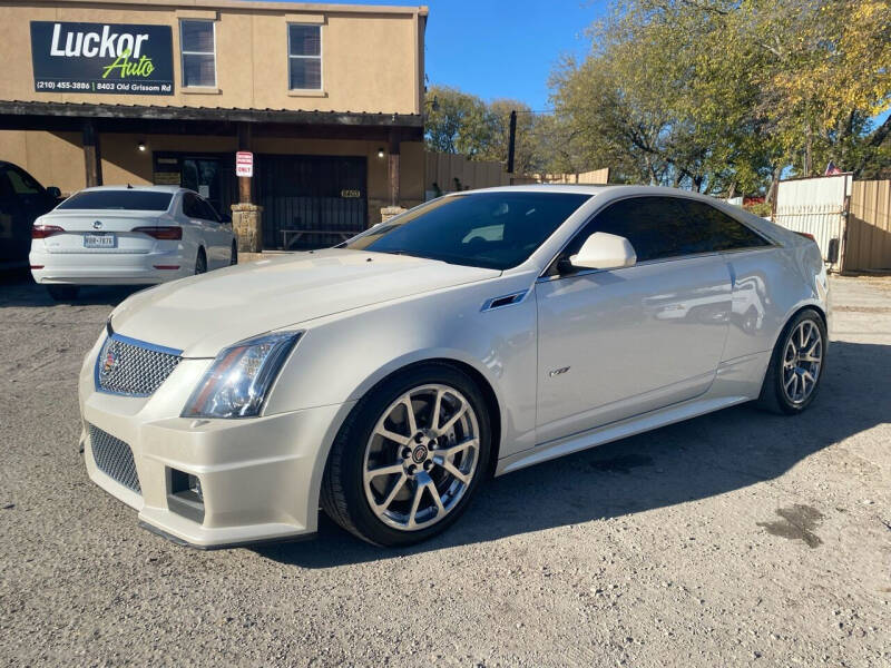 2012 Cadillac CTS-V for sale at LUCKOR AUTO in San Antonio TX