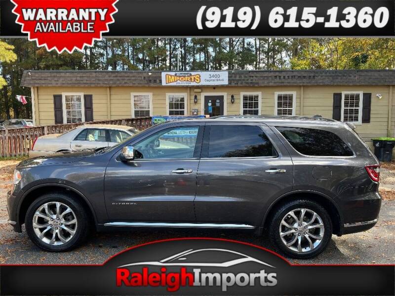 2016 Dodge Durango for sale at Raleigh Imports in Raleigh NC