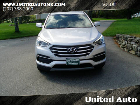 2018 Hyundai Santa Fe Sport for sale at United Auto in Belfast ME