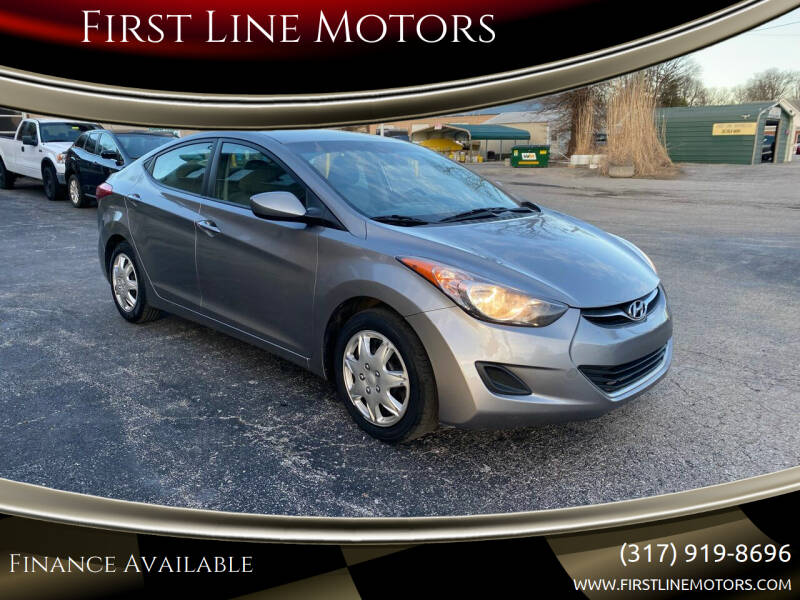 2012 Hyundai Elantra for sale at First Line Motors in Jamestown IN