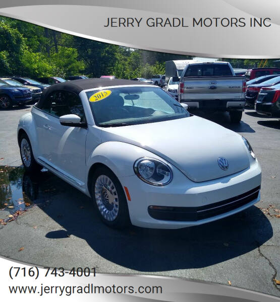 2015 Volkswagen Beetle Convertible for sale at JERRY GRADL MOTORS INC in North Tonawanda NY
