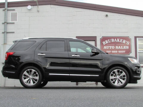 2018 Ford Explorer for sale at Brubakers Auto Sales in Myerstown PA