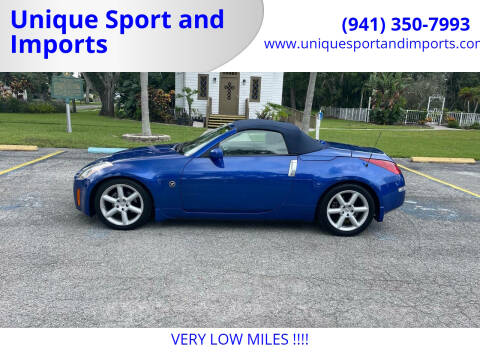 2005 Nissan 350Z for sale at Unique Sport and Imports in Sarasota FL