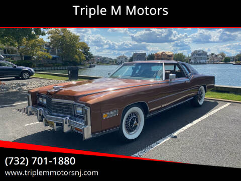 1978 Cadillac Eldorado Biarritz for sale at Triple M Motors in Point Pleasant NJ