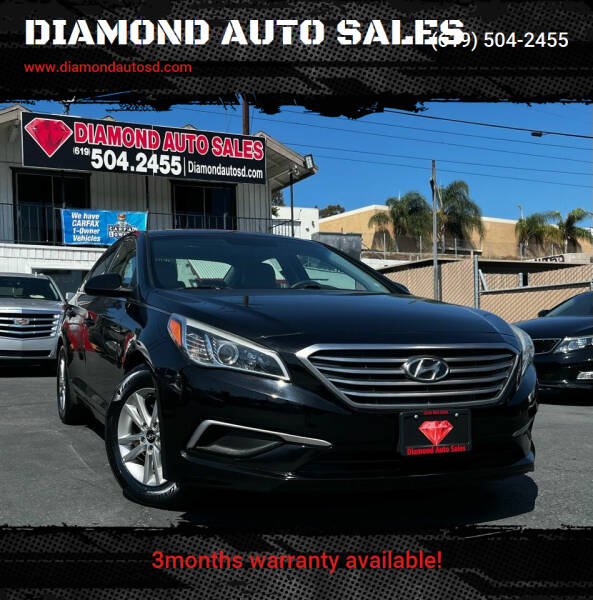 2017 Hyundai Sonata for sale at DIAMOND AUTO SALES in El Cajon CA