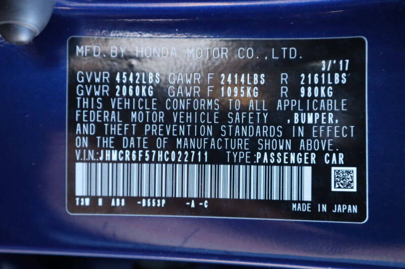 2017 Honda Accord Hybrid EX-L